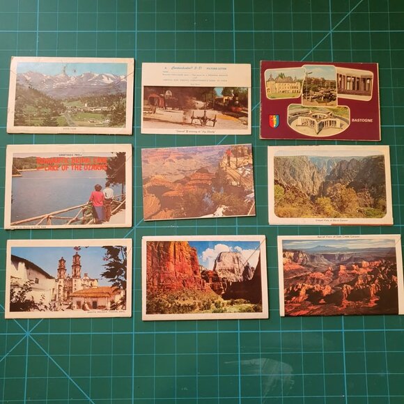 Post Cards Booklets From the 1960's x9 - Picture 2 of 2